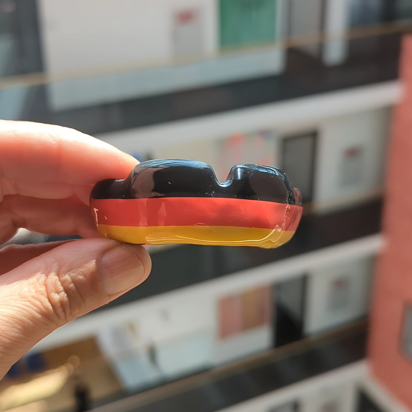 Deutschland Flagge - Maßgefertigter Mundschutz mit Abdruckset