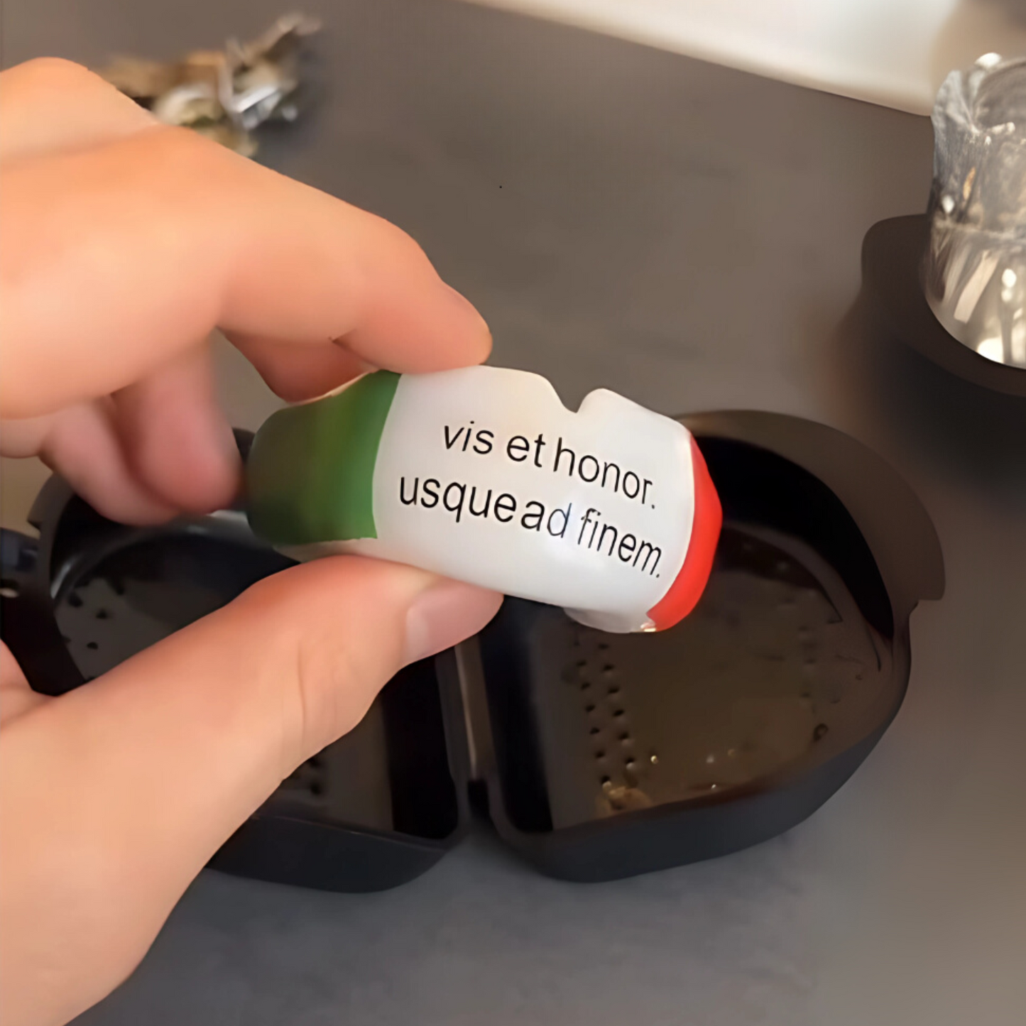 Italien Flagge - Maßgefertigter Mundschutz mit Abdruckset